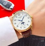 2019 Replica Longines Master Moon phase 40mm Watch Brown Leather Strap